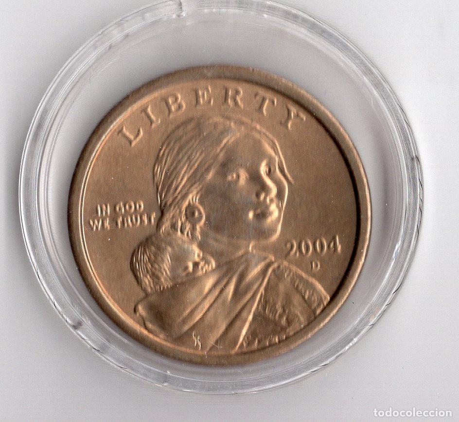 Monedas antiguas de Am&eacute;rica: ESTADOS UNIDOS 1 DOLAR SACAGAWEA 2004 KM 310