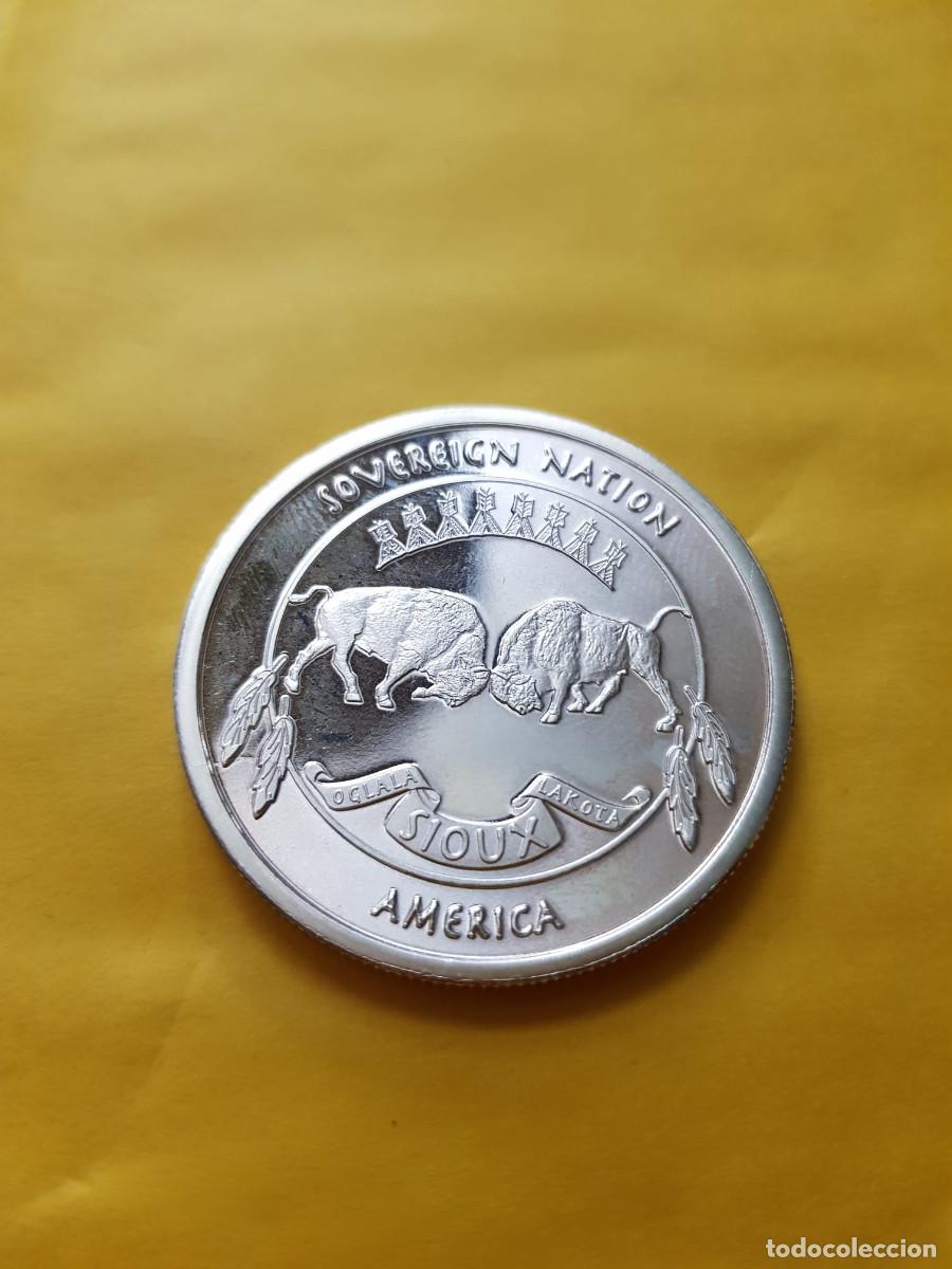 Monedas antiguas de Am&eacute;rica: ESTADOS UNIDOS-SOVEREIGN NATION-1 DOLAR-2022-PLATA 999-1 ONZA
