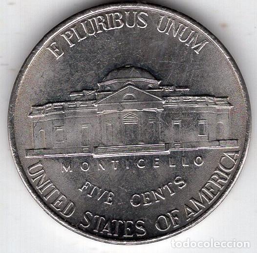 Monedas antiguas de Am&eacute;rica: ESTADOS UNIDOS 5 Cents 2000 km A192 &rdquo;Jefferson Nickel&rdquo; (1st portrait)