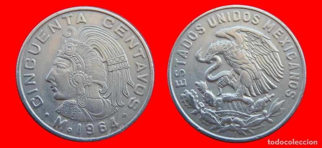 Monedas antiguas de Am&eacute;rica: 50 CENTAVOS 1964 MEXICO-150835