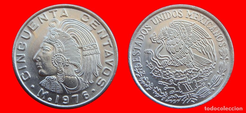 Monedas antiguas de Am&eacute;rica: 50 CENTAVOS 1976 MEXICO-150837