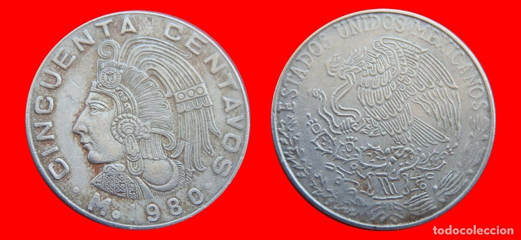 Monedas antiguas de Am&eacute;rica: 50 CENTAVOS 1980 MEXICO-150838