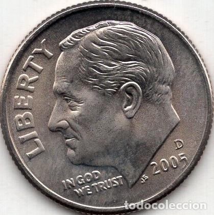 Monete antiche di America: ESTADOS UNIDOS 10 Cents 2005 km 195a 1 Dime &rdquo;Roosevelt Dime&rdquo;