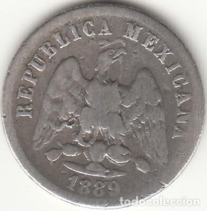 Monedas antiguas de Am&eacute;rica: MEXICO: 10 CENTIMOS 1889 M&ordm; / PLATA