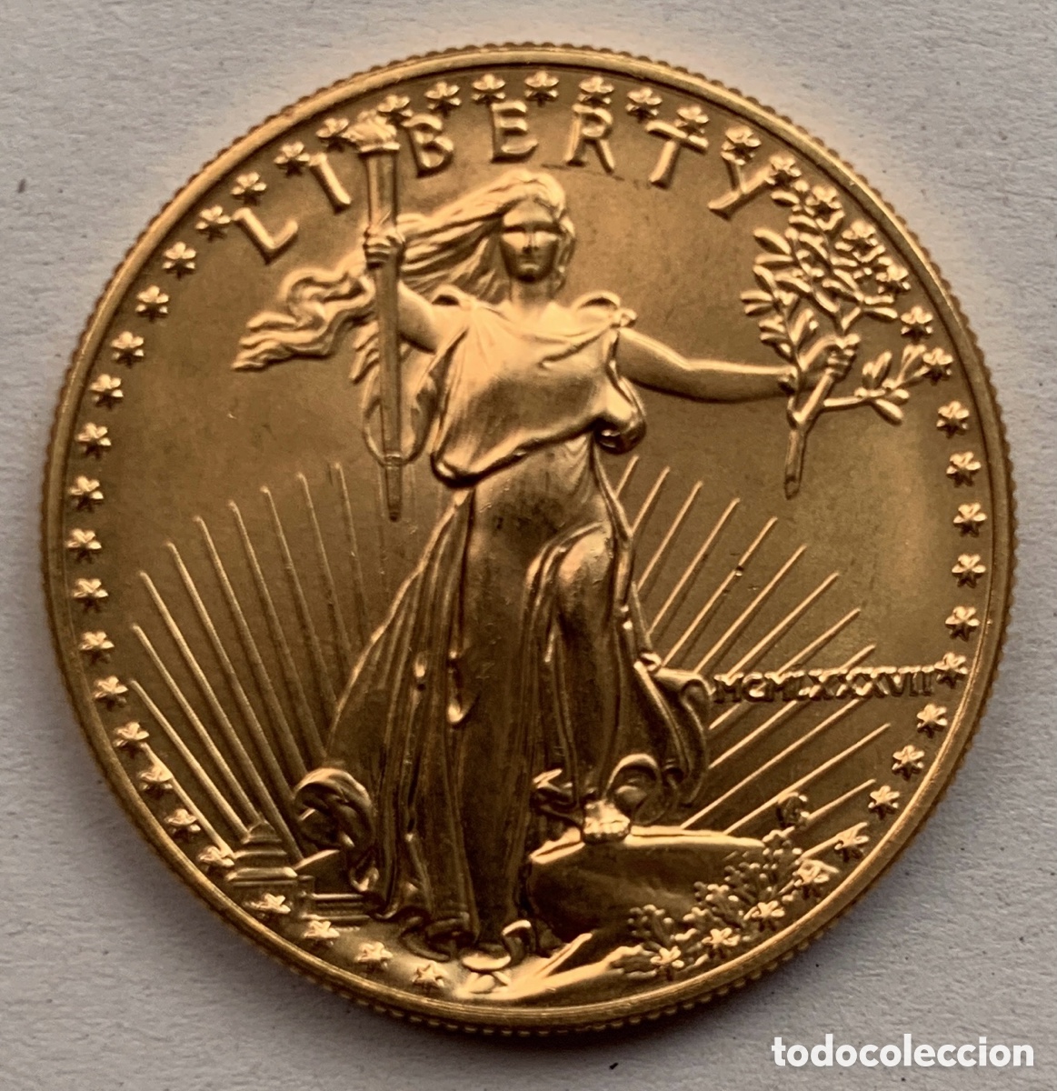 Monedas antiguas de Am&eacute;rica: 50 DOLLARS ORO 1987 MCMLXXXVII ESTADOS UNIDOS