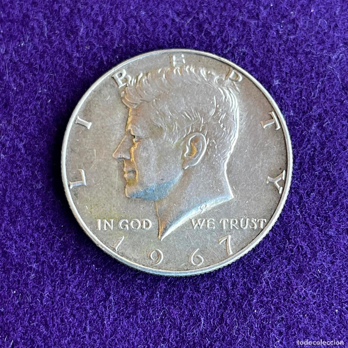 Monedas antiguas de Am&eacute;rica: MONEDA ESTADOS UNIDOS. USA. PLATA 400. 1/2 HALF DOLLAR. KENNEDY. 1967. 12,50GR. SIN CIRCULAR.