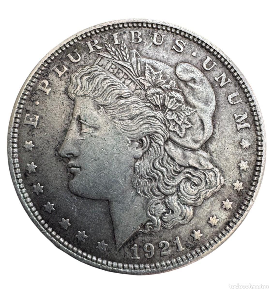 Monedas antiguas de Am&eacute;rica: USA. $ 1921 Philadelphia. 26,7 gr Ag MBC+/ Nice VF