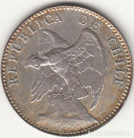 Monedas antiguas de Am&eacute;rica: CHILE: 20 CENTAVOS 1920 S&ordm; / PLATA