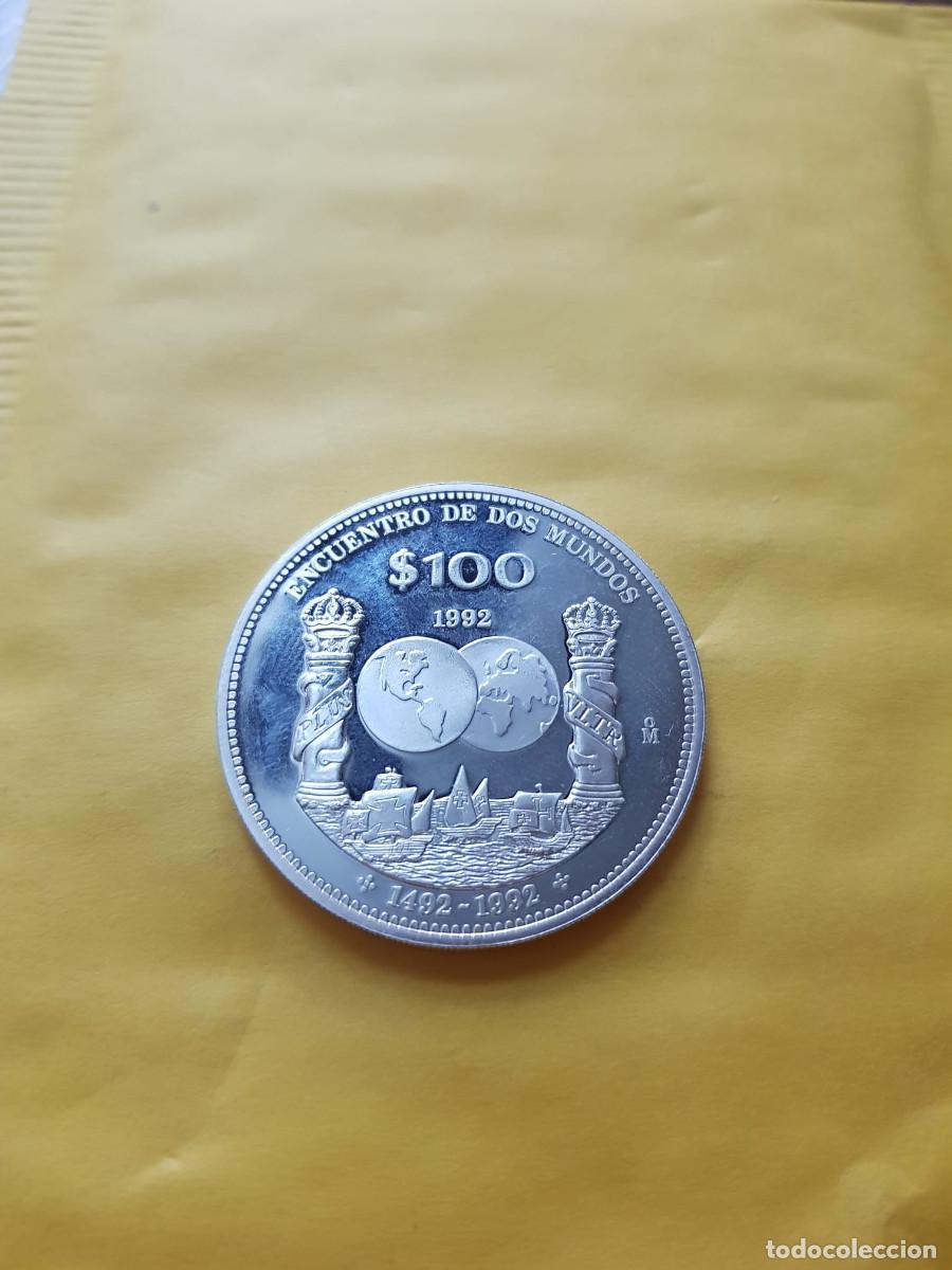 Monedas antiguas de Am&eacute;rica: MEXICO-100 PESOS-1992-PLATA 999-1 ONZA