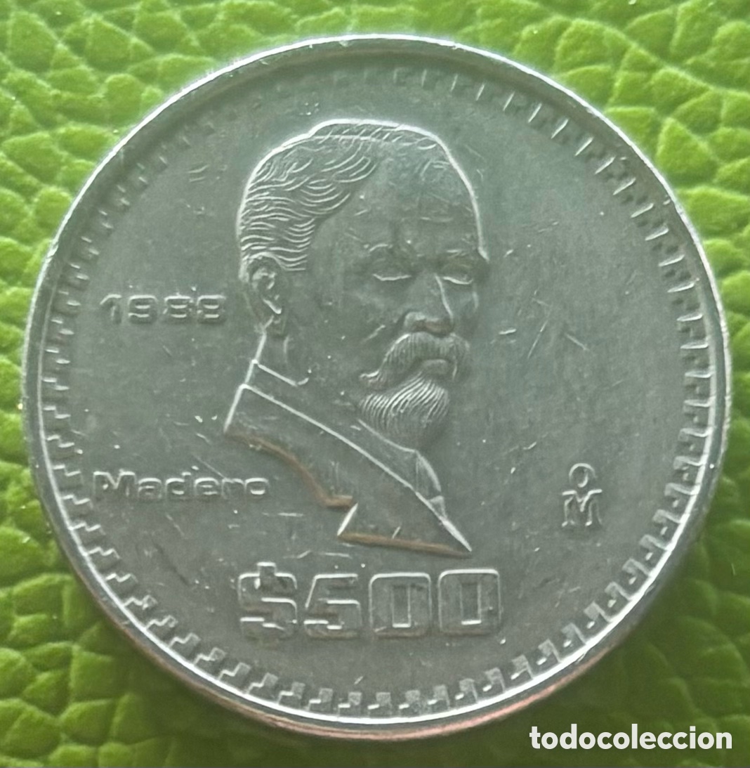 Monedas antiguas de Am&eacute;rica: M&Eacute;XICO. 500 PESOS. 1988. MADERO