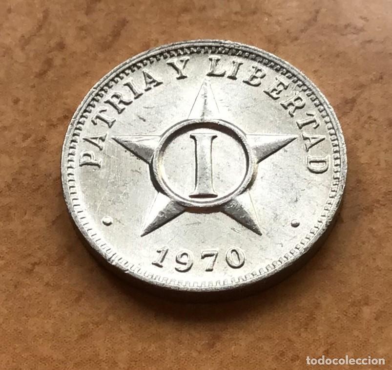 Monedas antiguas de Am&eacute;rica: 1 centavo de Cuba. A&ntilde;o 1970