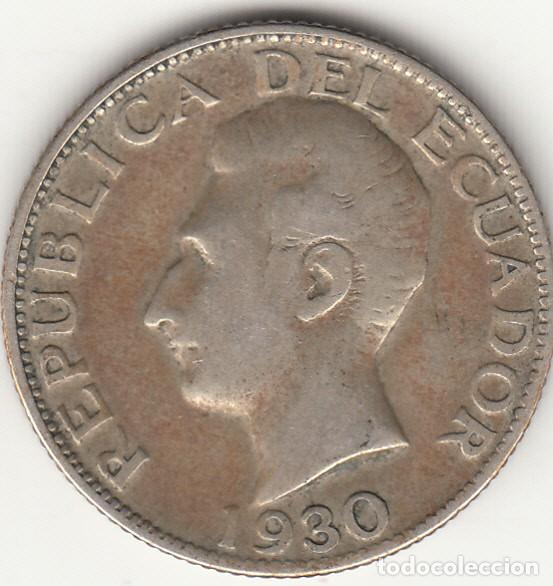 Monedas antiguas de Am&eacute;rica: ECUADOR: UN SUCRE 1930 / PLATA