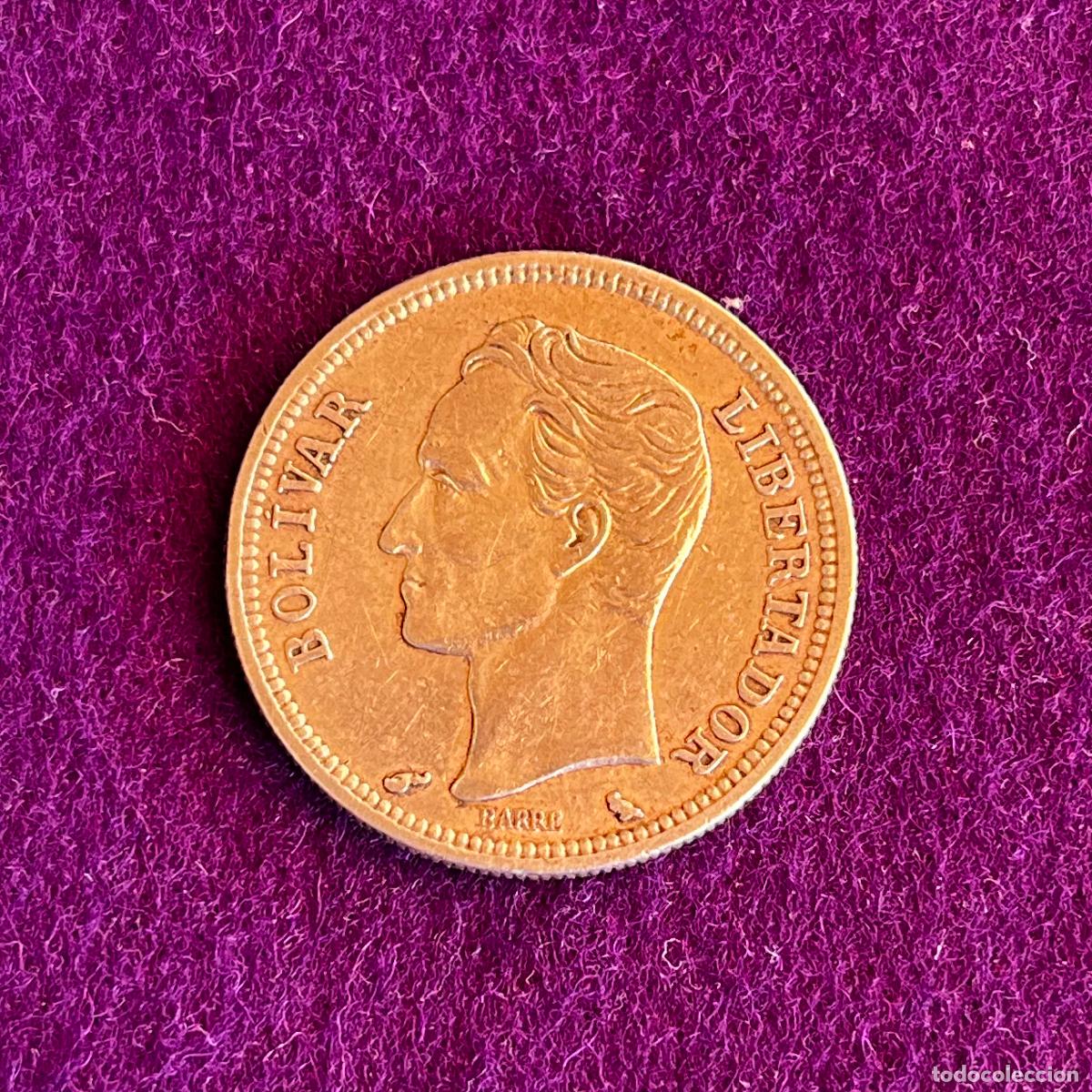 Monedas antiguas de Am&eacute;rica: MONEDA DE PLATA DE VENEZUELA. 1 BOLIVAR. 1960. 5 GR. LEY 835. ORIGINAL.