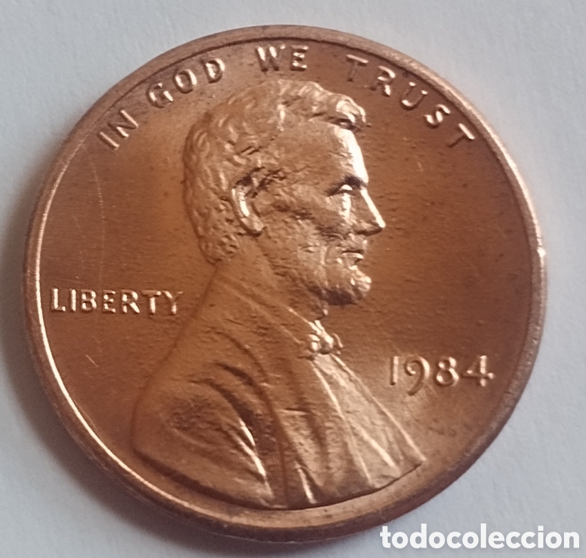 Monedas antiguas de Am&eacute;rica: MONEDA DE EEUU ONE CENT 1984 (FOTO)