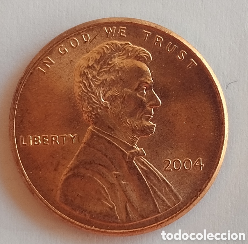 Monedas antiguas de Am&eacute;rica: MONEDA DE EEUU ONE CENT 2004 (FOTO)