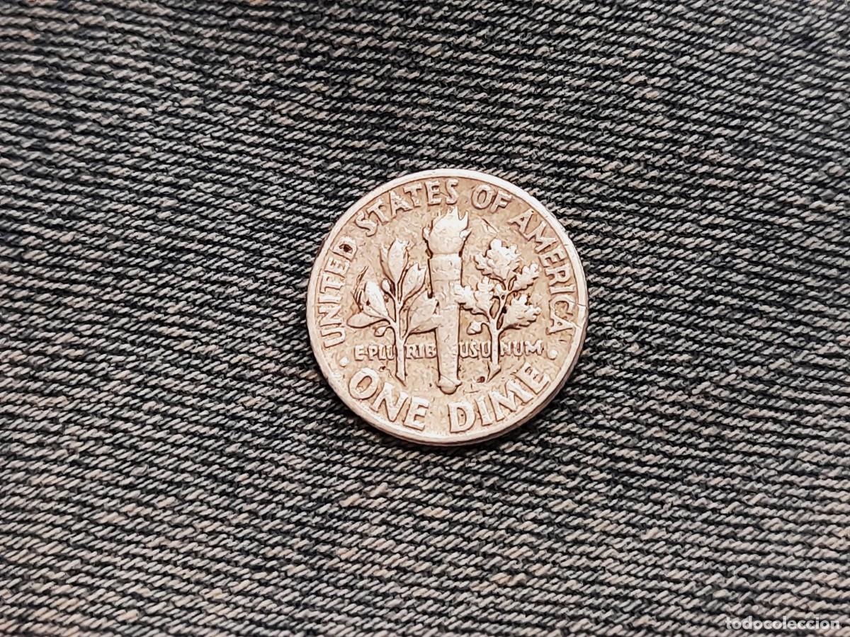 Monedas antiguas de Am&eacute;rica: EE.UU. One Dime 1951