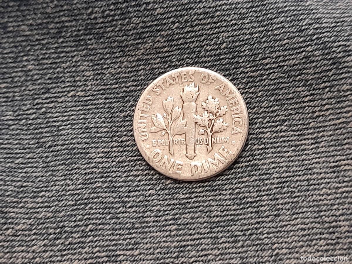 Monedas antiguas de Am&eacute;rica: EE.UU. One Dime 1952
