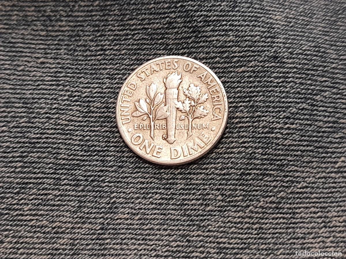Monedas antiguas de Am&eacute;rica: EE.UU. One Dime 1953 S