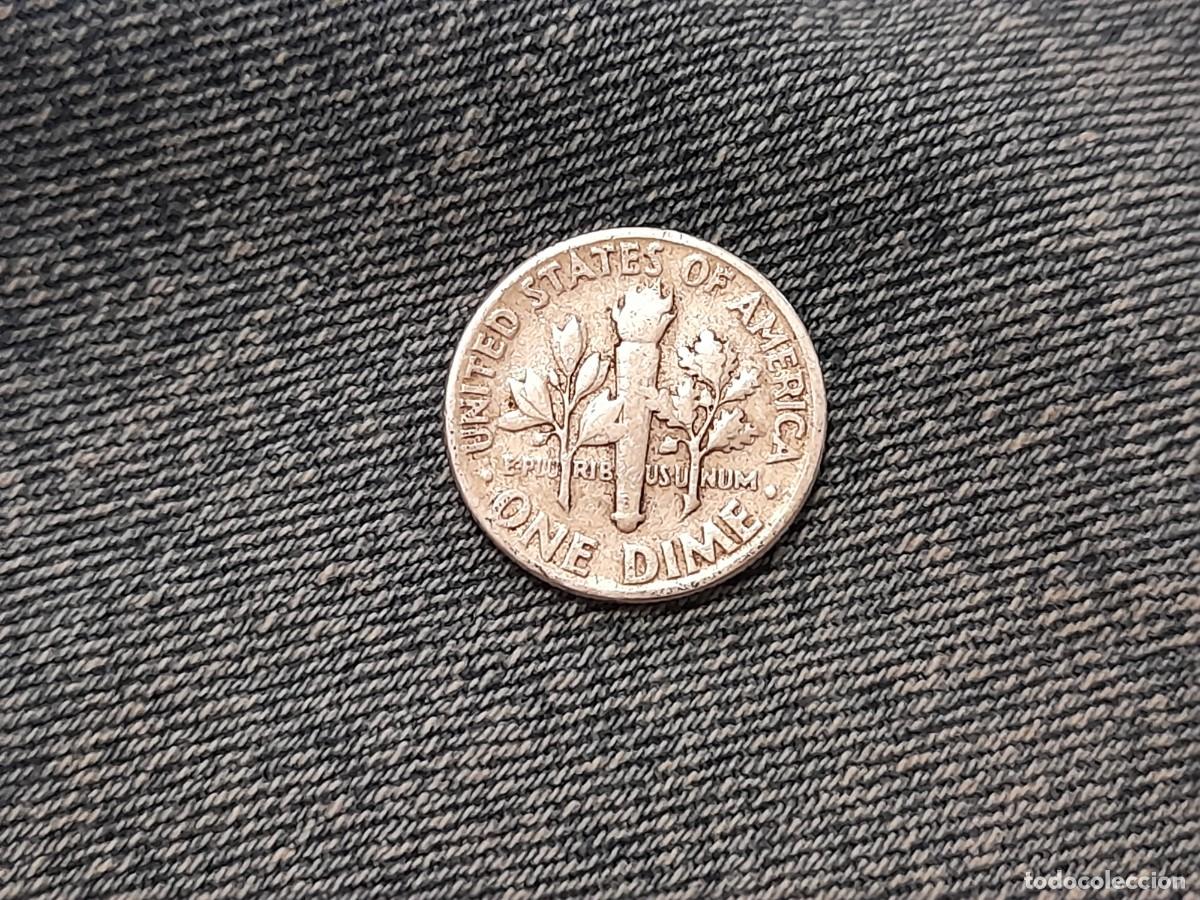 Monedas antiguas de Am&eacute;rica: EE.UU. One Dime 1953