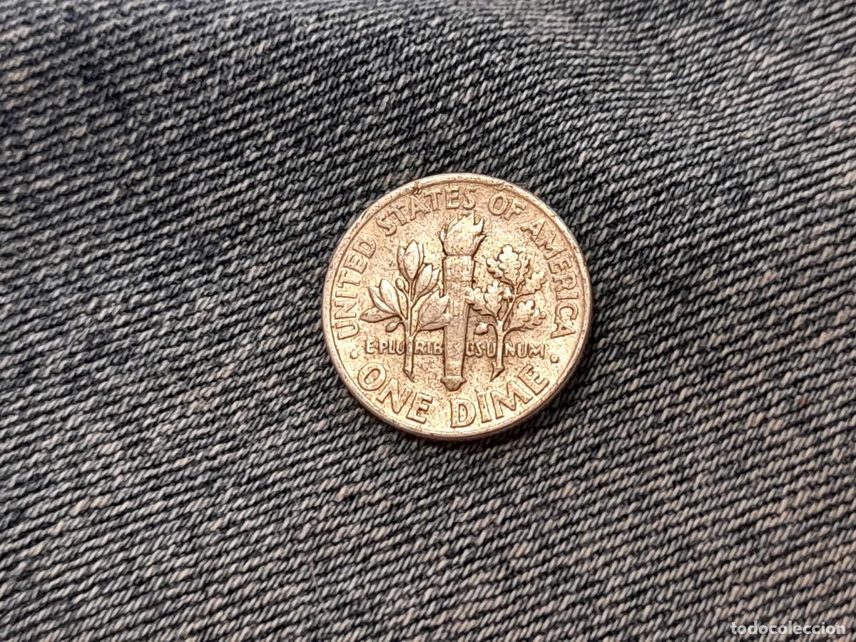 Monedas antiguas de Am&eacute;rica: EE.UU. One Dime 1961