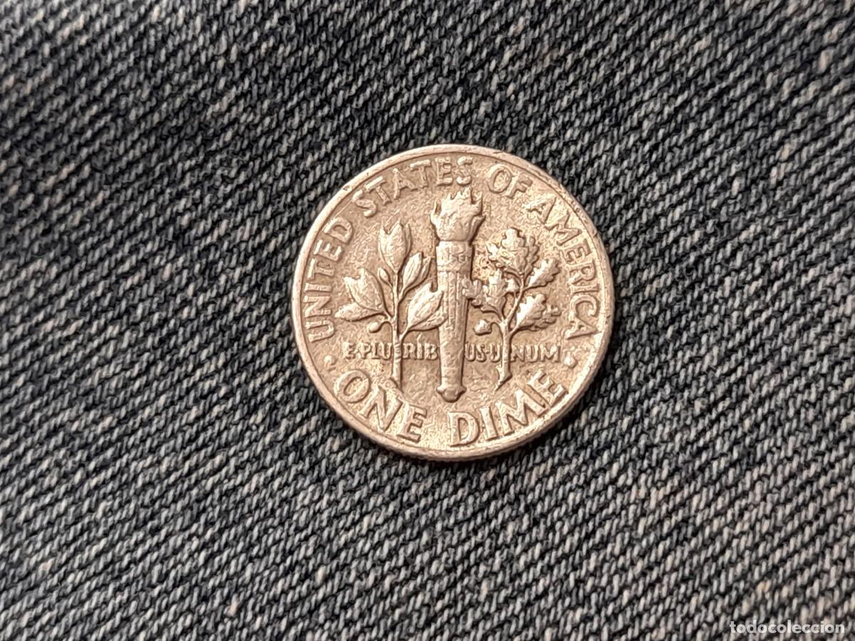 Monedas antiguas de Am&eacute;rica: EE.UU. One Dime 1959
