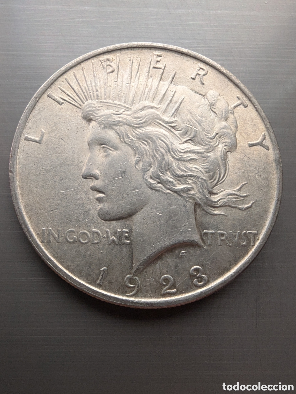 Monedas antiguas de Am&eacute;rica: USA 1 dolar 1923 Peace SC plata