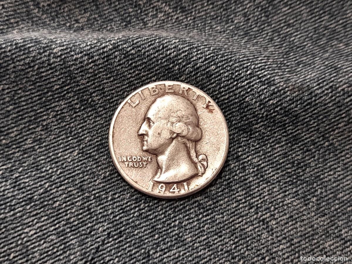Monedas antiguas de Am&eacute;rica: EE.UU. 1/4 Dolar 1941
