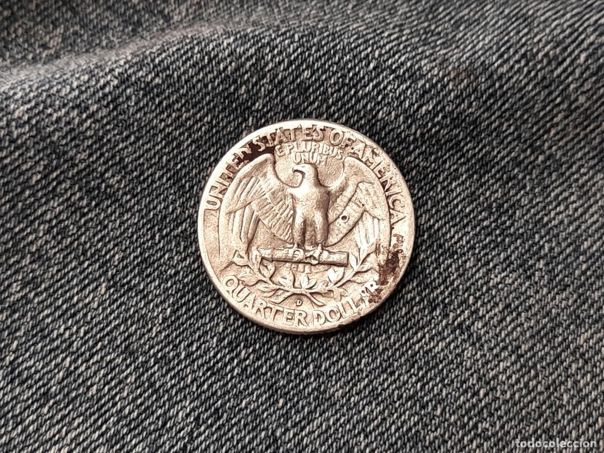 Monedas antiguas de Am&eacute;rica: EE.UU. 1/4 Dolar 1948 D
