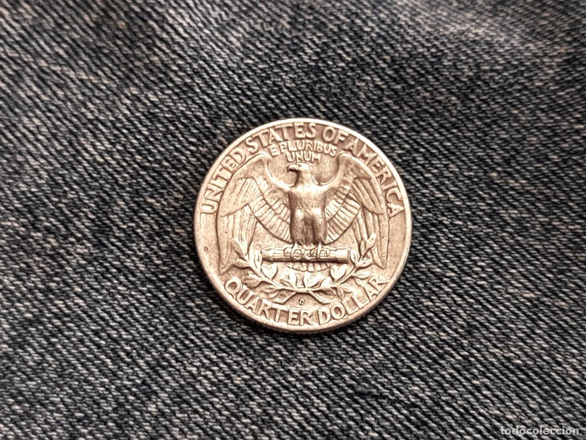Monedas antiguas de Am&eacute;rica: EE.UU. 1/4 Dolar 1964 D