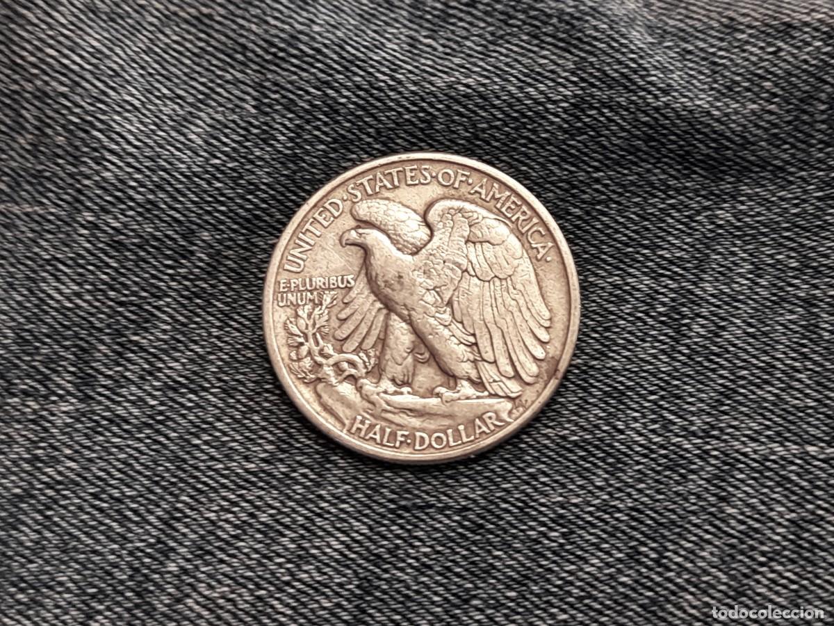 Monedas antiguas de Am&eacute;rica: EE.UU. 1/2 Dolar 1943