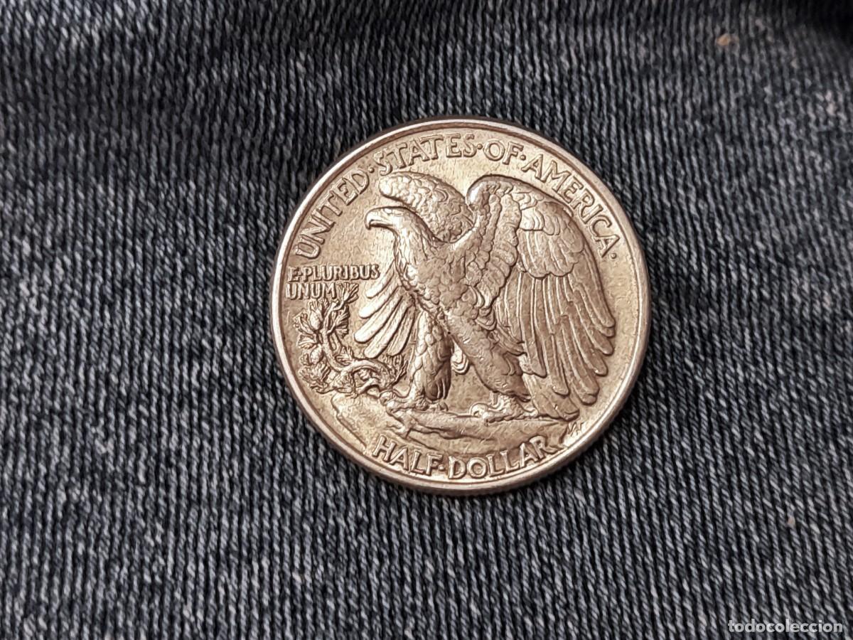 Monedas antiguas de Am&eacute;rica: EE.UU. 1/2 Dolar 1945