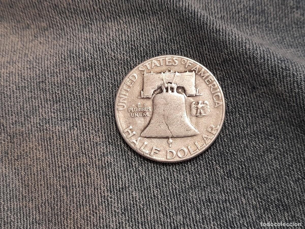 Monedas antiguas de Am&eacute;rica: EE.UU. 1/2 Dolar 1953 S
