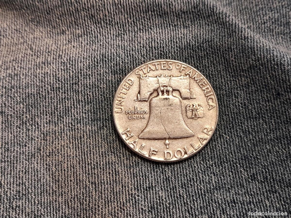 Monedas antiguas de Am&eacute;rica: EE.UU. 1/2 Dolar 1954