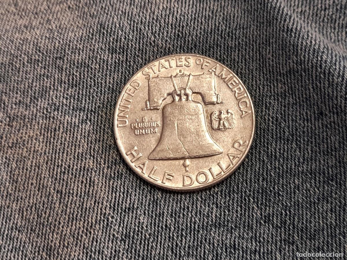 Monedas antiguas de Am&eacute;rica: EE.UU. 1/2 Dolar 1962 D
