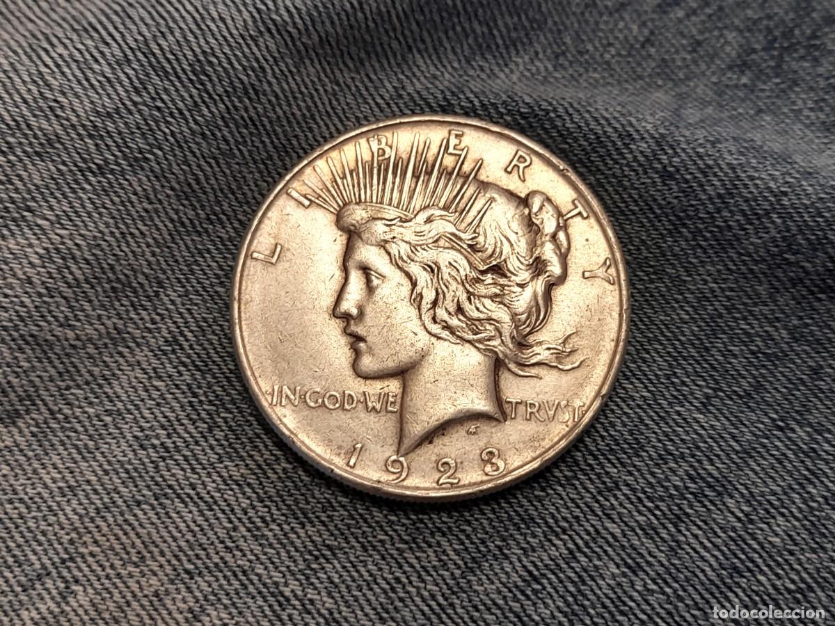 Monedas antiguas de Am&eacute;rica: EE.UU. 1 Dolar 1923 D