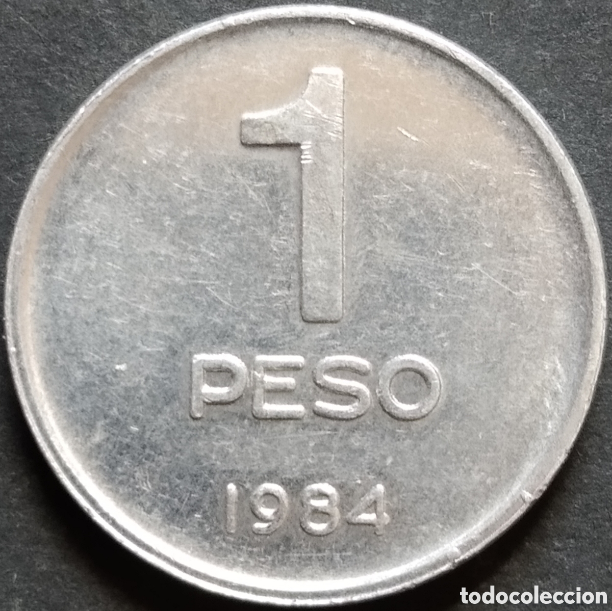 Monedas antiguas de Am&eacute;rica: MONEDA - ARGENTINA 1 PESO 1984