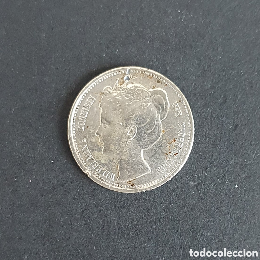Monedas antiguas de Am&eacute;rica: CURAZAO 1/10 GULDEN PLATA 1901