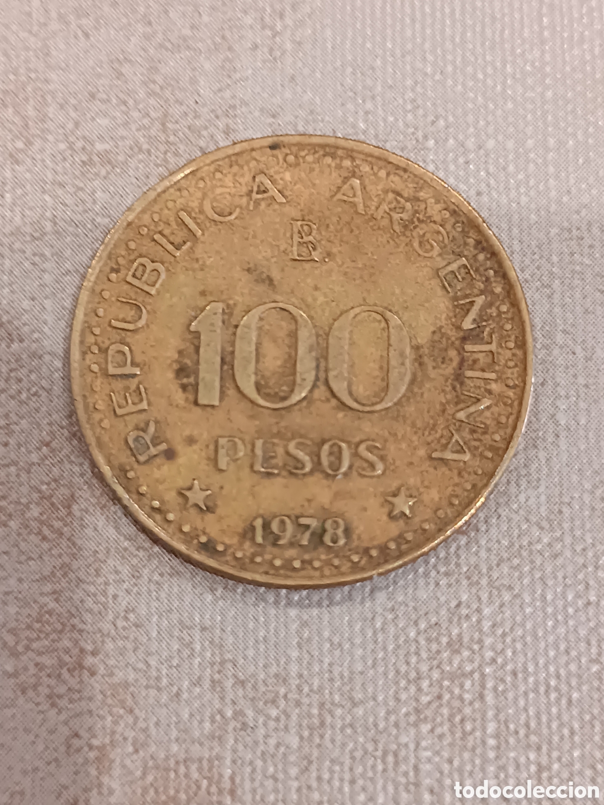 Monedas antiguas de Am&eacute;rica: Moneda 100 pesos 1978 Argentina