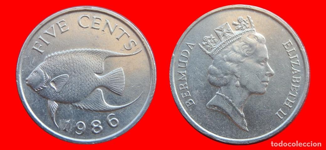 Monedas antiguas de Am&eacute;rica: 5 CENTAVOS 1986 BERMUDA-150922
