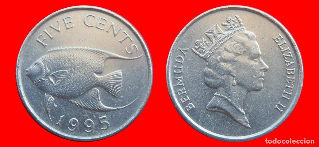 Monedas antiguas de Am&eacute;rica: 5 CENTAVOS 1995 BERMUDA-150923