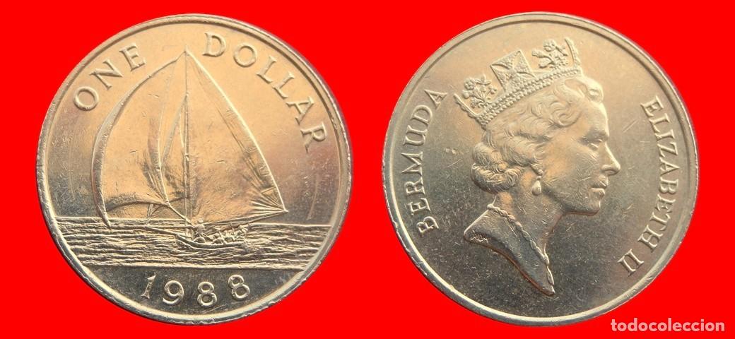 Monedas antiguas de Am&eacute;rica: 1 DOLAR 1988 BERMUDA-150926