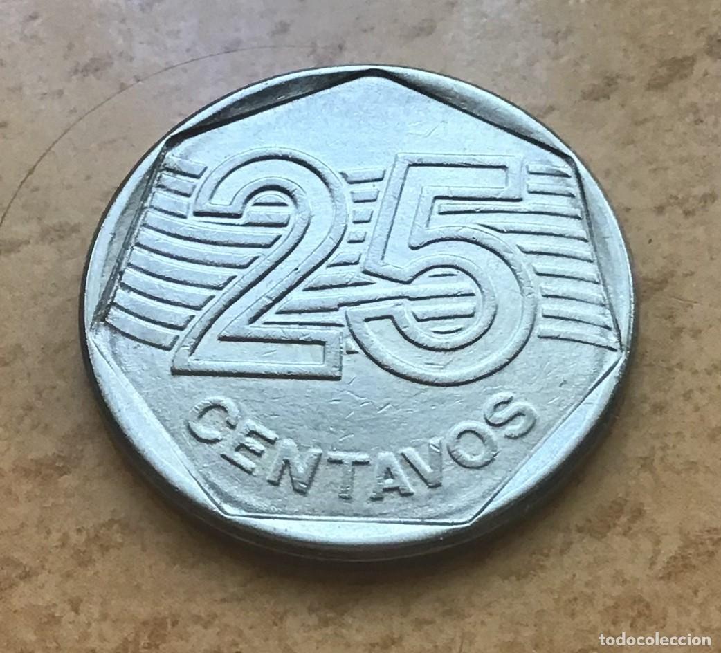 Monedas antiguas de Am&eacute;rica: 25 centavos de Brasil. A&ntilde;o 1995 - Foto 1