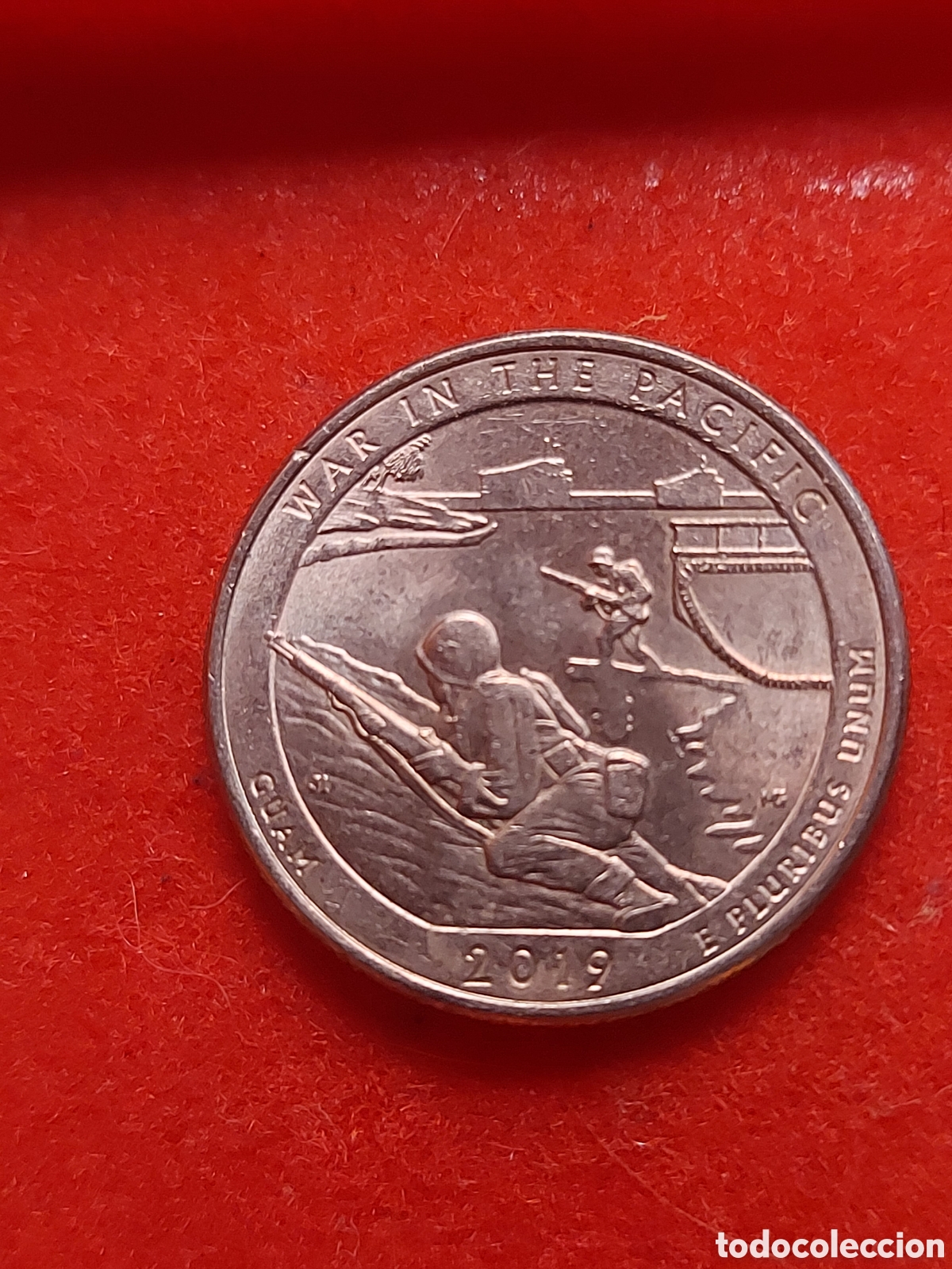 Monedas antiguas de Am&eacute;rica: MONEDA USA 1/4 QUARTER CUARTO DOLAR DOLLAR ESTADOS UNIDOS 2019 P WAR IN THE PACIFIC