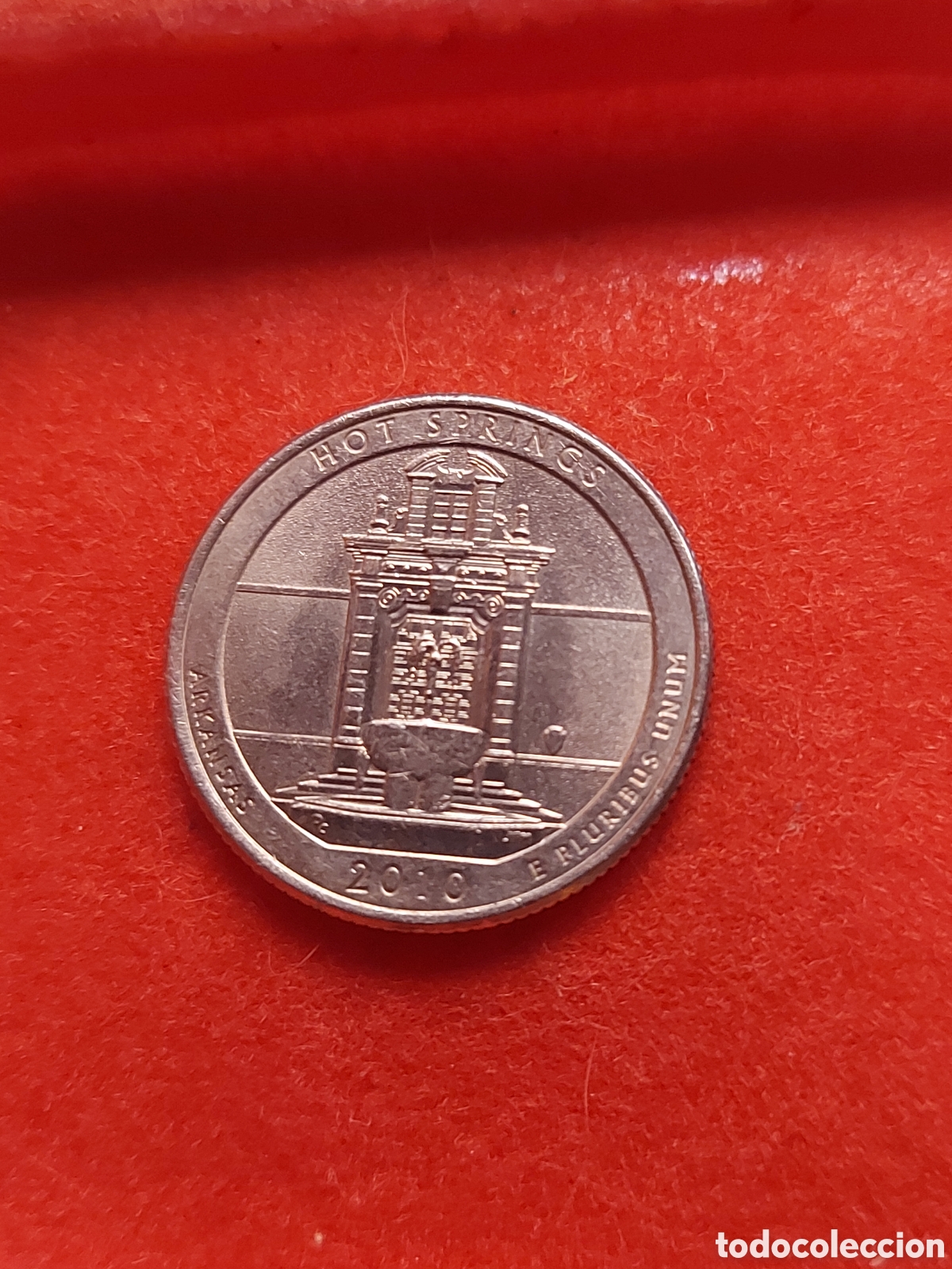 Monedas antiguas de Am&eacute;rica: MONEDA USA 1/4 QUARTER CUARTO DOLAR DOLLAR ESTADOS UNIDOS 2010 P HOT SPRINGS