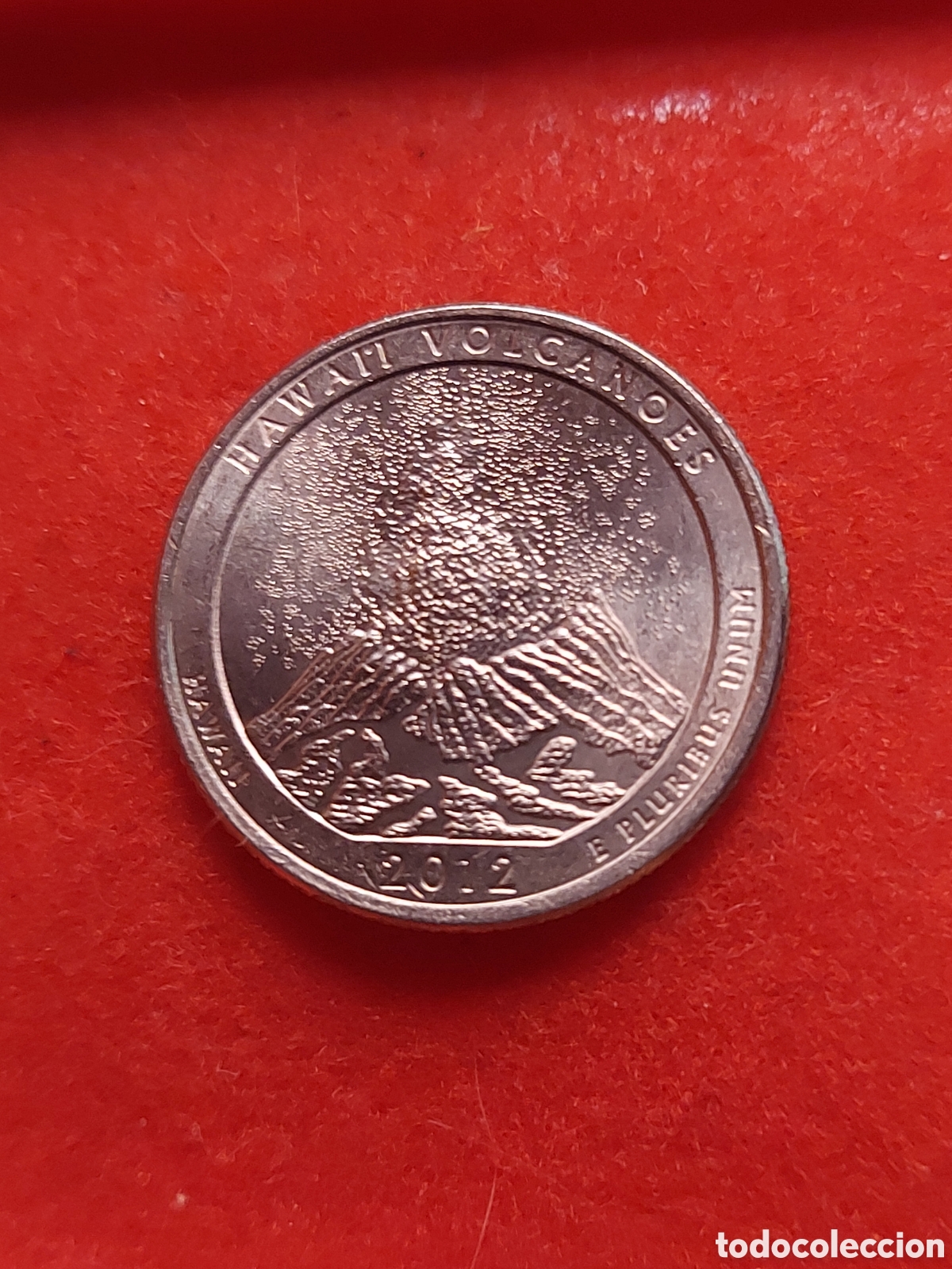 Old Coins of America: MONEDA USA 1/4 QUARTER CUARTO DOLAR DOLLAR ESTADOS UNIDOS 2012 P HAWAII VOLCANOES