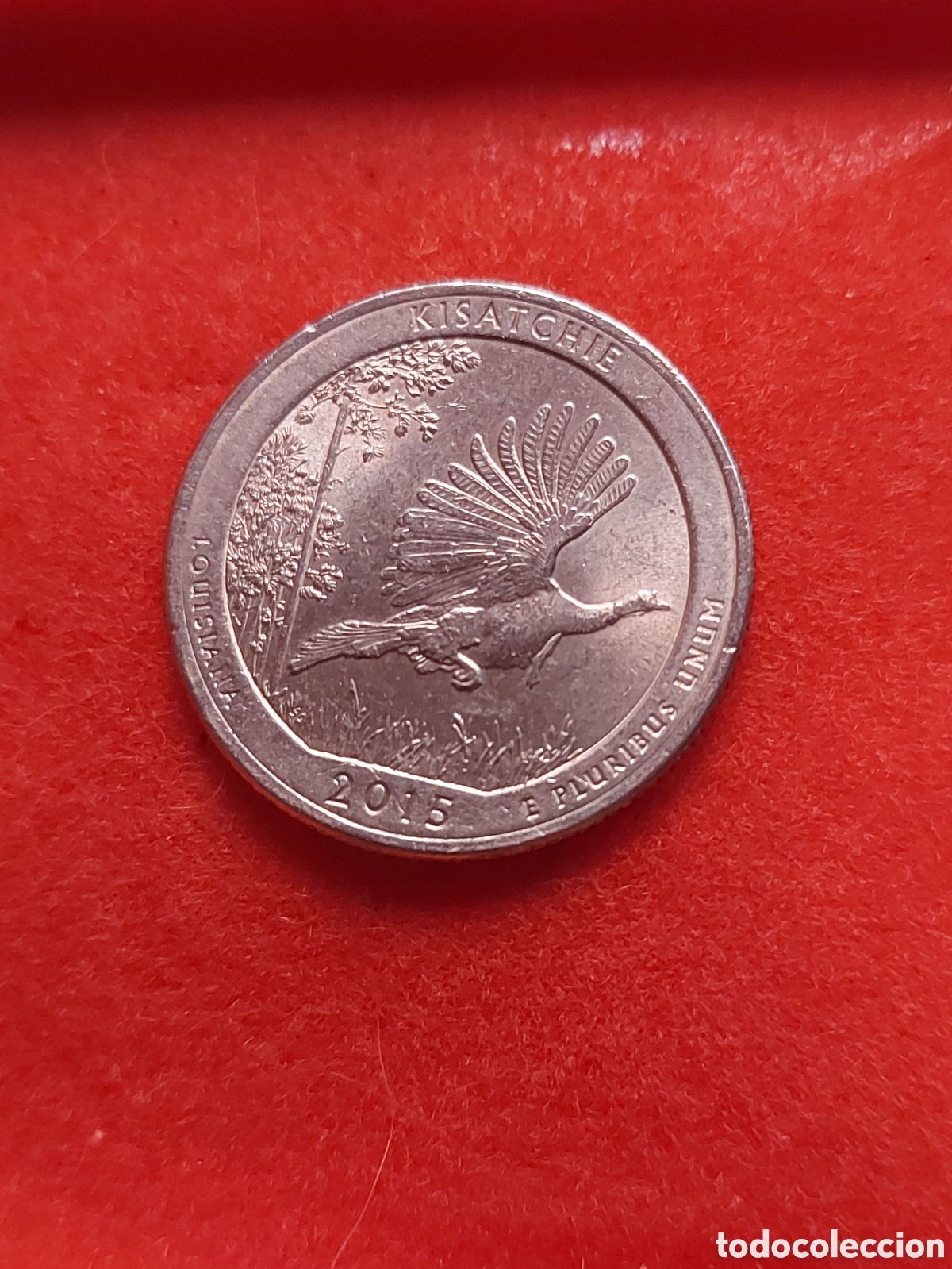Monedas antiguas de Am&eacute;rica: MONEDA USA 1/4 QUARTER CUARTO DOLAR DOLLAR ESTADOS UNIDOS 2015 P KISATCHIE