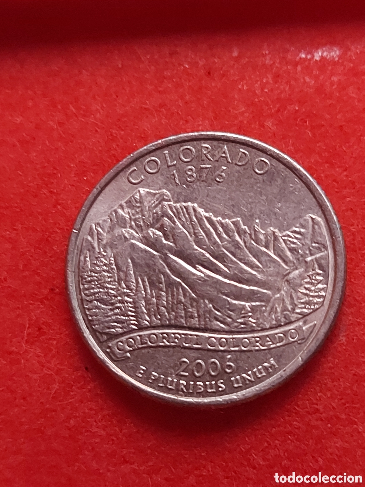 Monedas antiguas de Am&eacute;rica: MONEDA USA 1/4 QUARTER CUARTO DOLAR DOLLAR ESTADOS UNIDOS 2015 P COLORADO