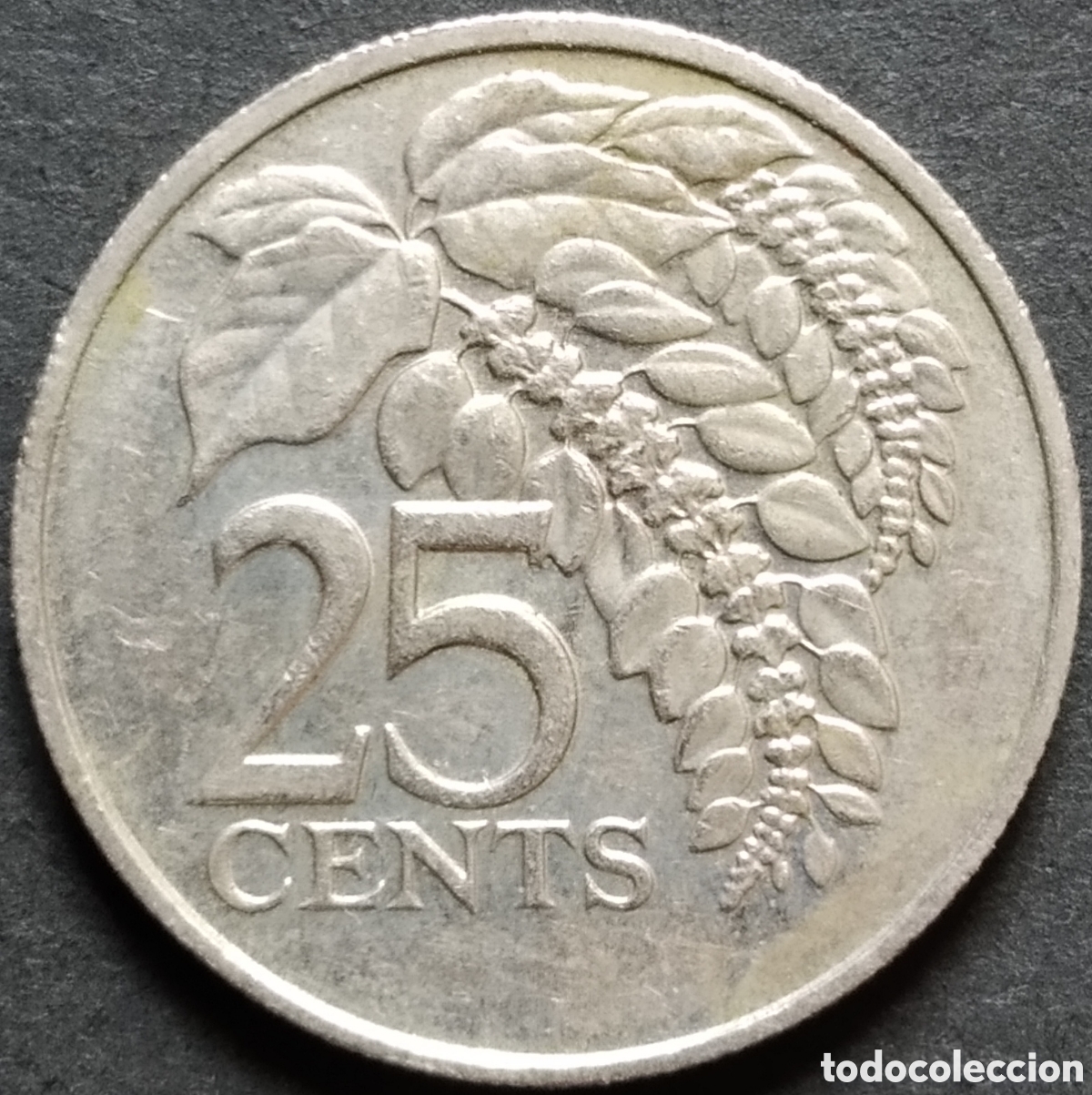Monedas antiguas de Am&eacute;rica: MONEDA - TRINIDAD Y TOBAGO 25 CENTS 1983