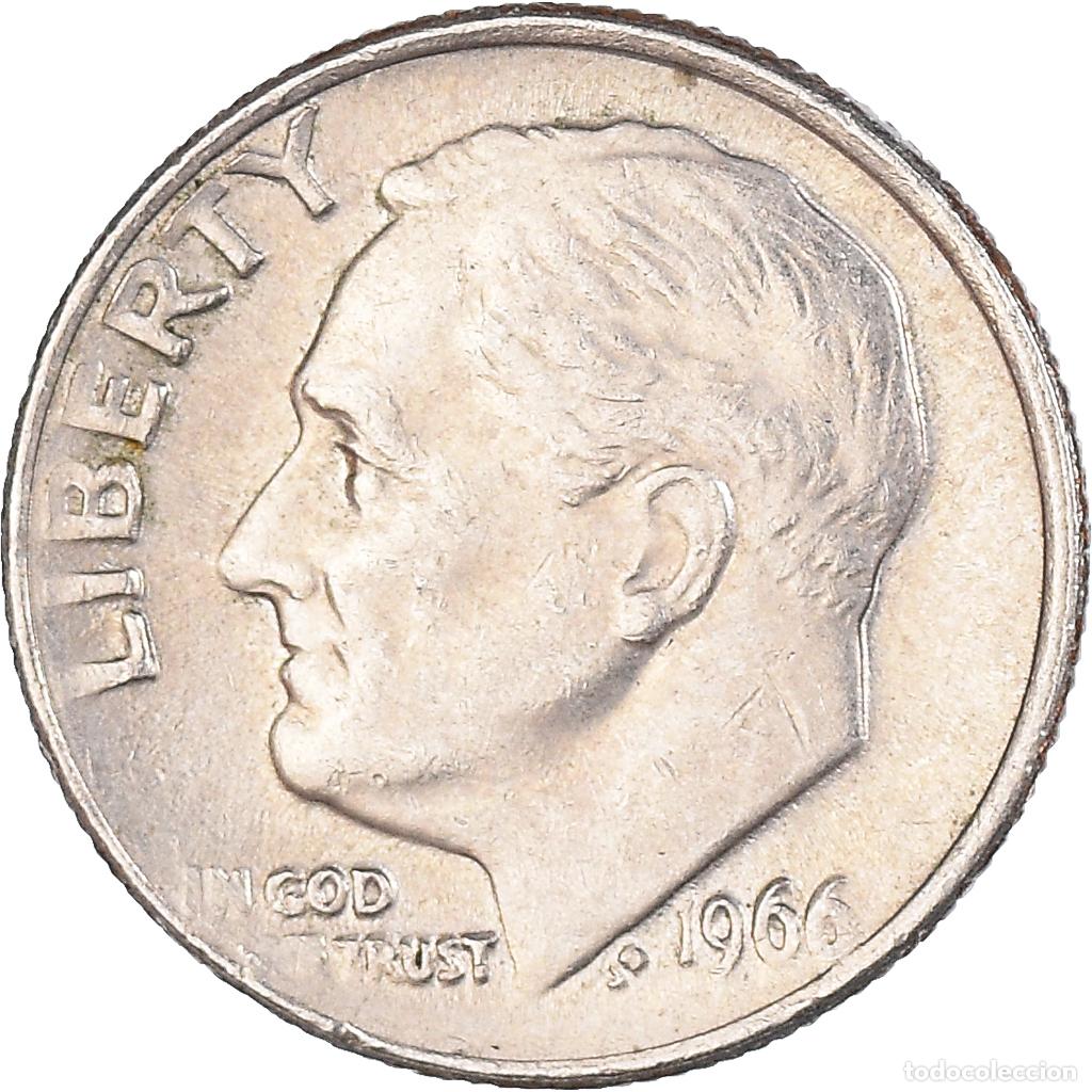 Monedas antiguas de Am&eacute;rica: [#1097985] Moneda, Estados Unidos, Dime, 1966