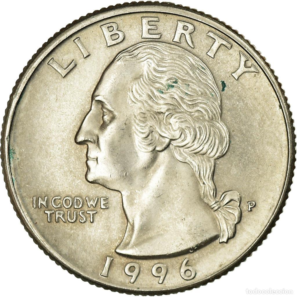 Monedas antiguas de Am&eacute;rica: [#708789] Moneda, Estados Unidos, Washington Quarter, Quarter, 1996, U.S. Mint